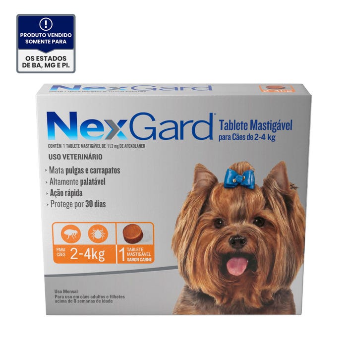 Nexgard P Para Cães de 2 a 4 kg
