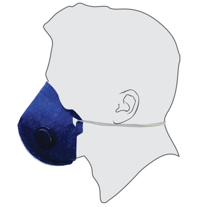 Máscara de Proteção Respiratória PFF1 Alliance com Válvula
