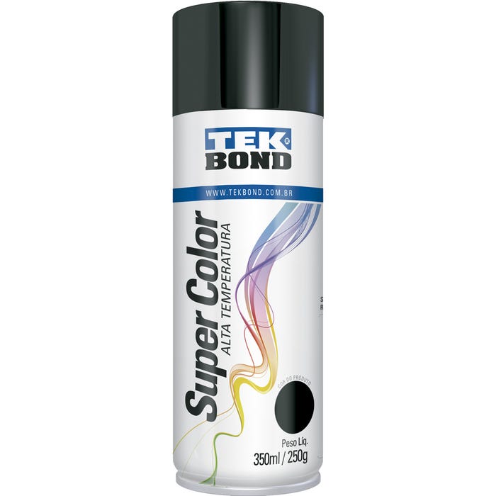 Tinta Spray Tekbond Alta Temperatura Super Color 350ml Cores Variadas