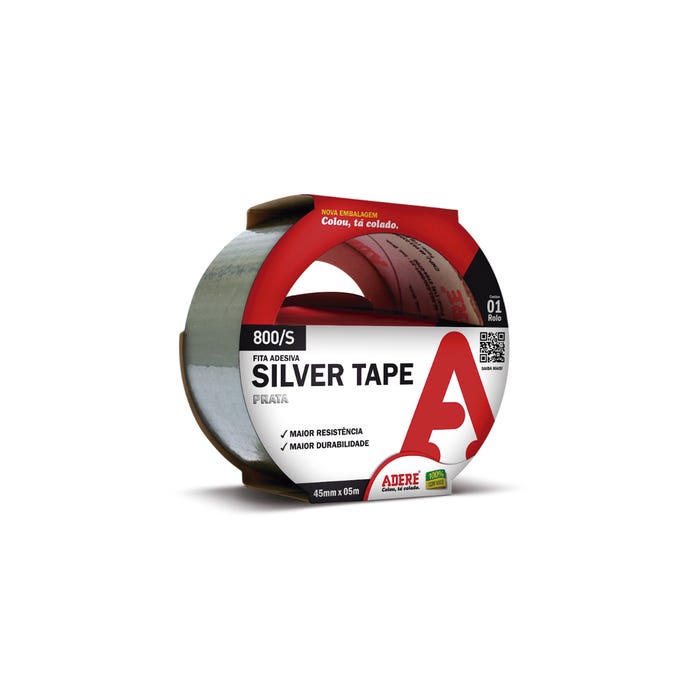 Silver Tape Prata 45mm 5m Adere