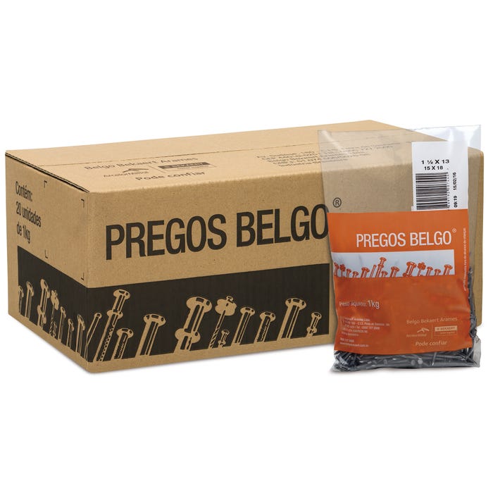 Prego 15x21 2x13 Kg Belgo