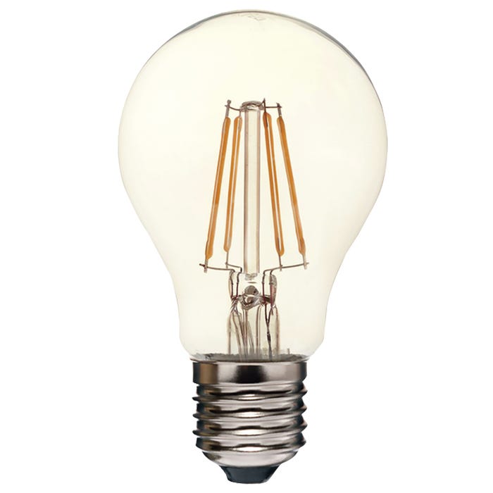Lâmpada LED de Filamento A60 4W 127V E27 Luz Amarela Foxlux #V