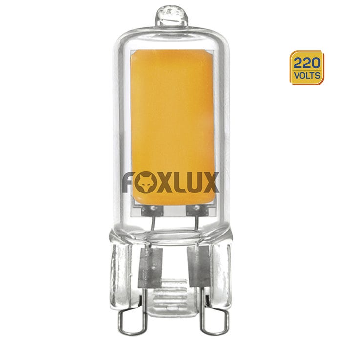 Lâmpada LED de Filamento Halopin 2W 220V Luz Amarela Foxlux #V