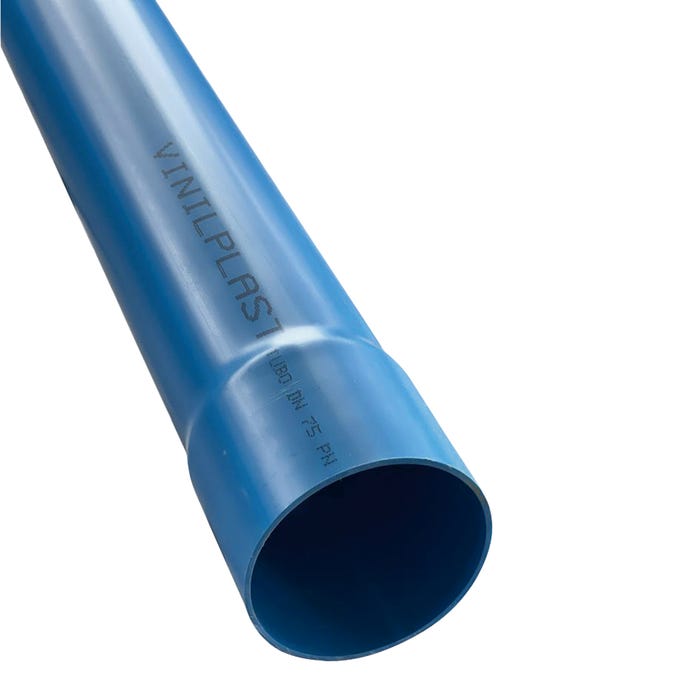 Tubo PVC de Irrigação DN75 Vinilplast Tamanhos Variados