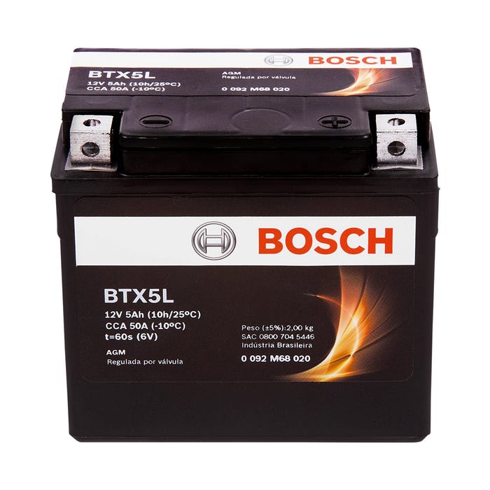 Bateria Moto 05Ah BTX5L Bosch