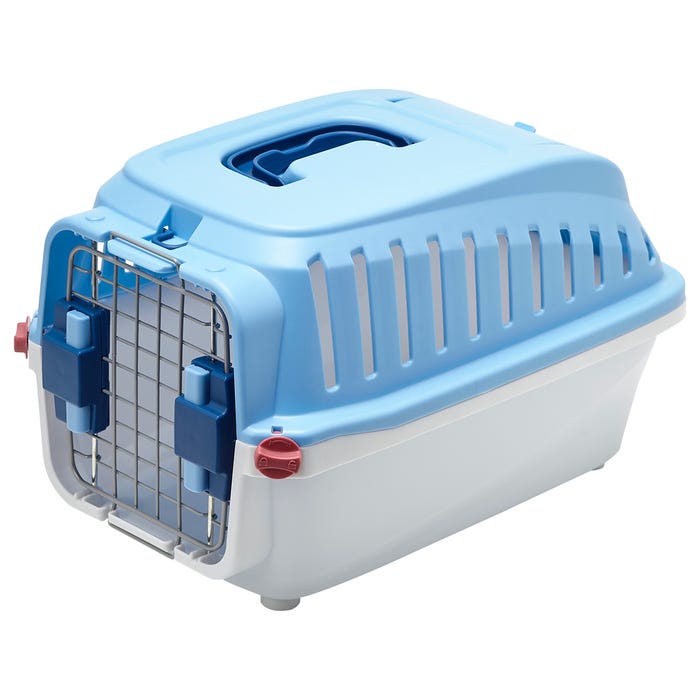 Caixa Transporte Cães/Gatos N 02 Azul Chalesco Pet #V