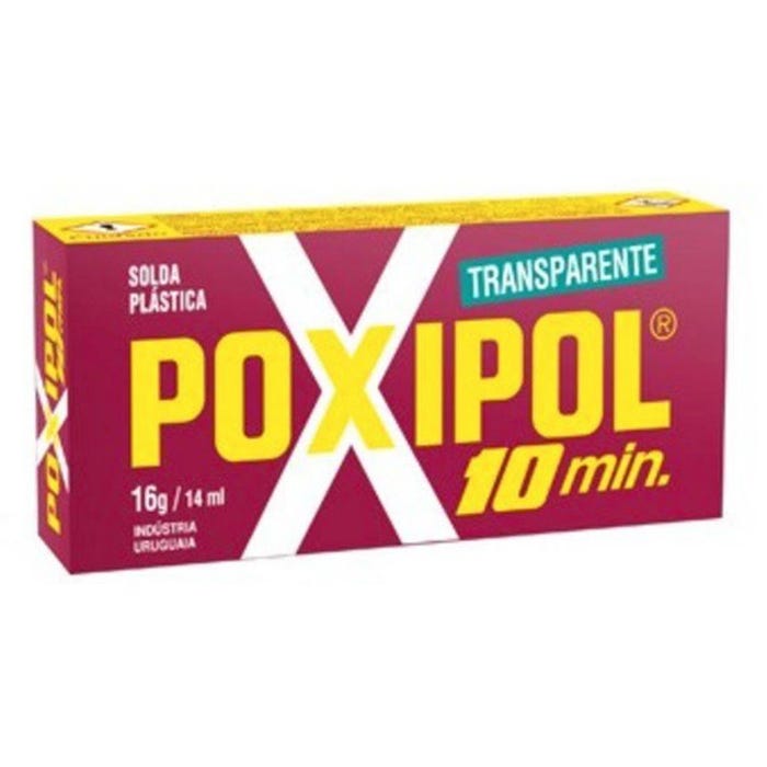 Cola Adesivo Epóxi Poxipol Transparente 16g TBR