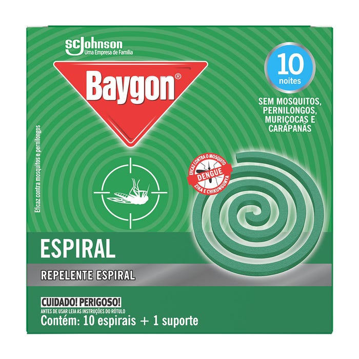 Repelente Espiral Baygon C/10