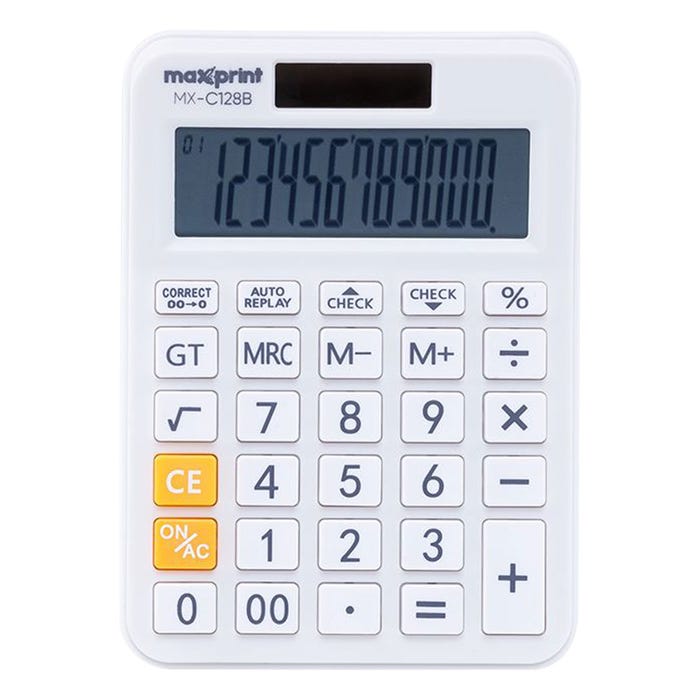 Calculadora De Mesa MX-C128B Maxprint #V