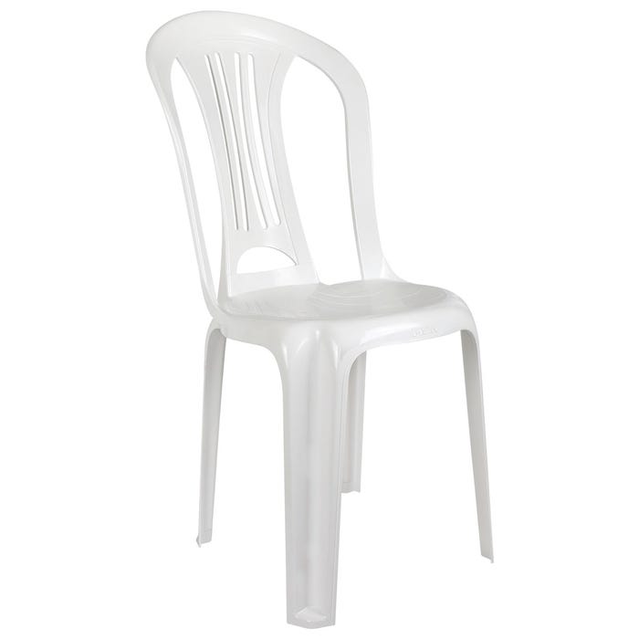 Cadeira Plástica S/Braço Branca Mor
