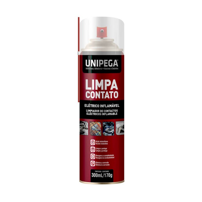 Limpa Contato Spray 300ml Unipega