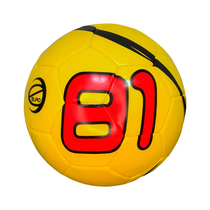 Bola Futebol Campo Microfibra Com Costura 81 Amarelo Euro