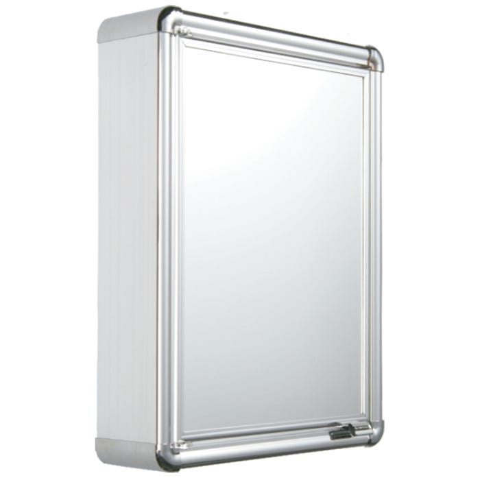 Armário p/ Banheiro em Alumínio com Espelho 35X45cm Astra