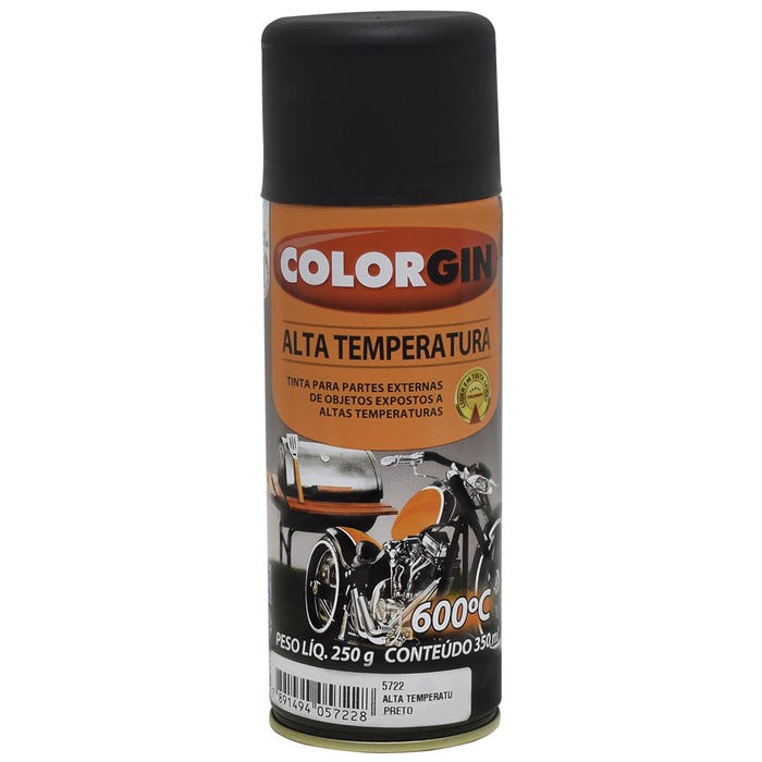 Tinta Spray Colorgin Decor Alta Temperatura 300ml Cores Variadas