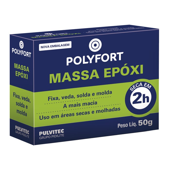 Cola Adesivo Epoxi Polyepox 50G Pulvitec