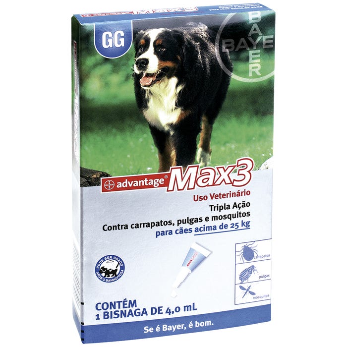 Advantage Max3 Pipeta 4ml Elanco Pet
