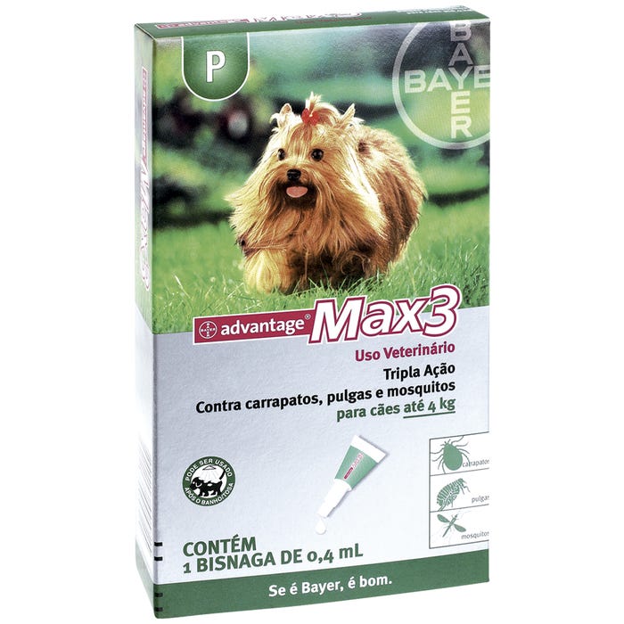 Advantage Max3 Pipeta 0,4ml Elanco Pet