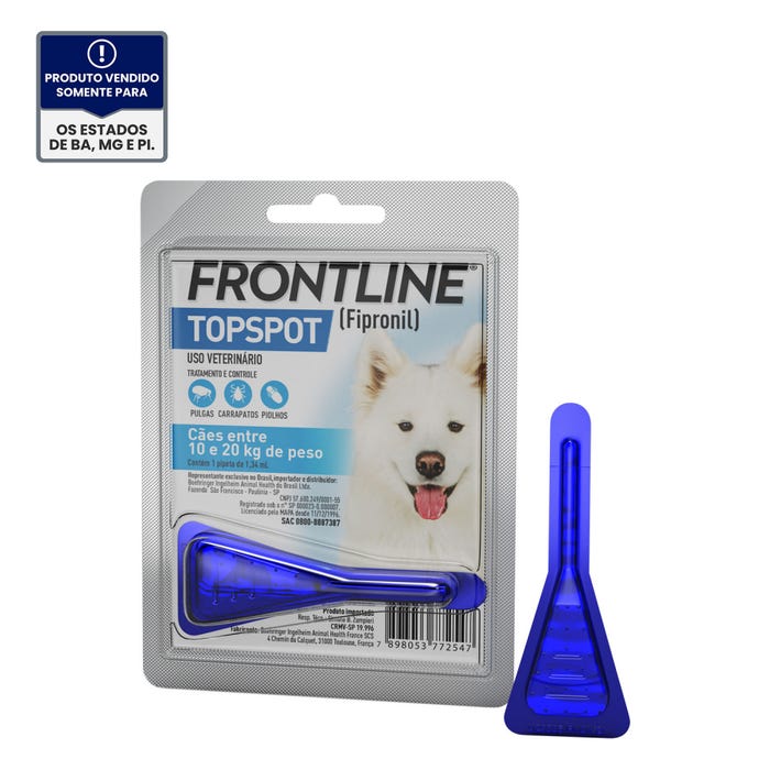Frontline Topspot Para Cães de 10 a 20kg #N