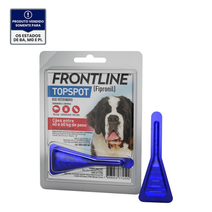 Frontline Topspot para Cães de 40 a 60kg #N